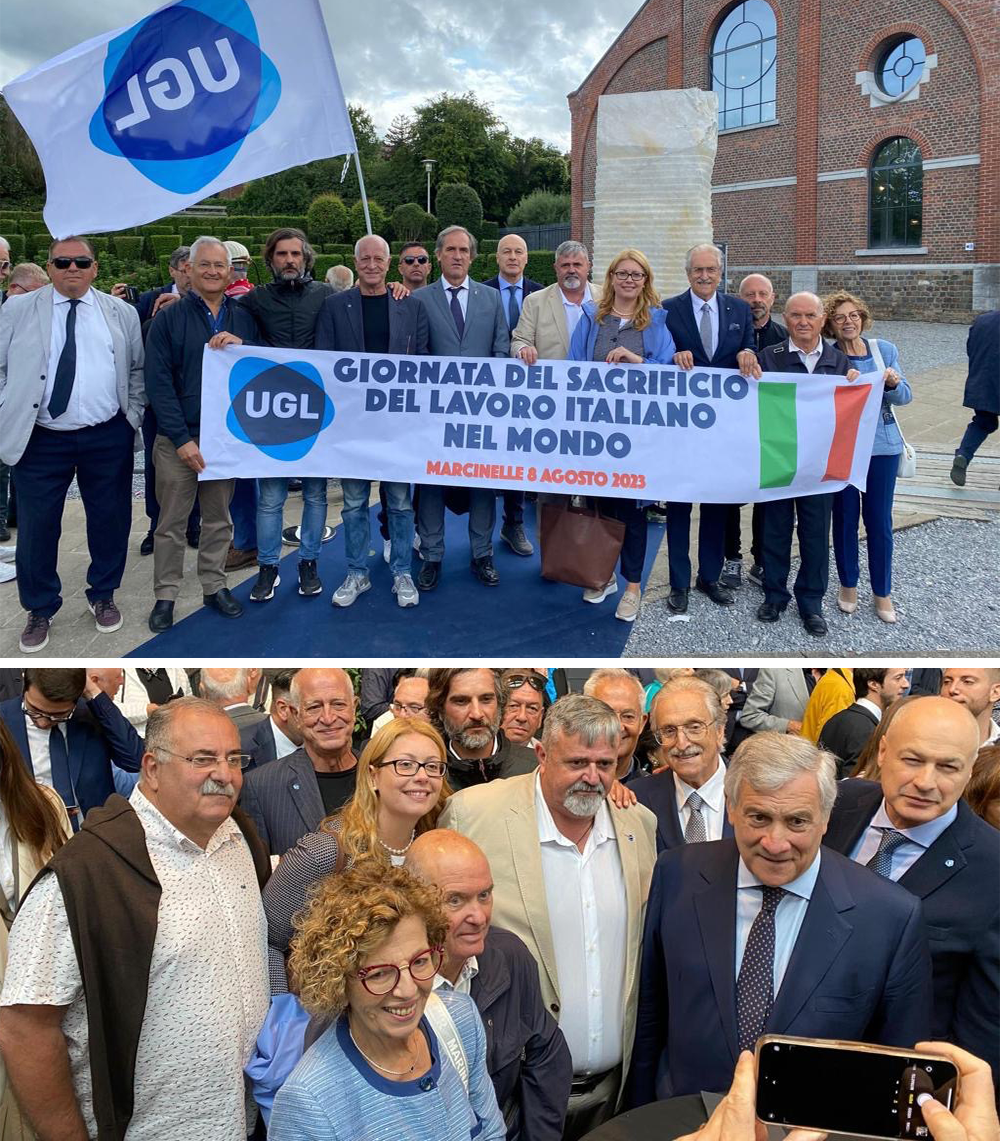 UGL a Marcinelle incontra il Ministro Tajani